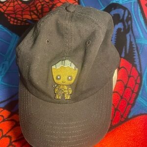 Marvel Kids Black Hat with Groot Design